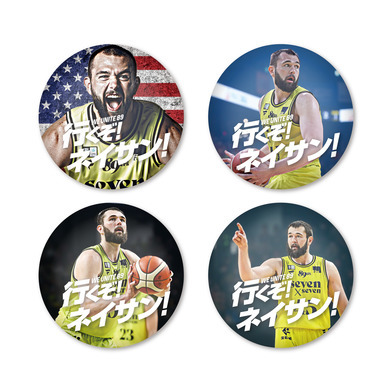 行くぞ！ネイサン！缶バッジ